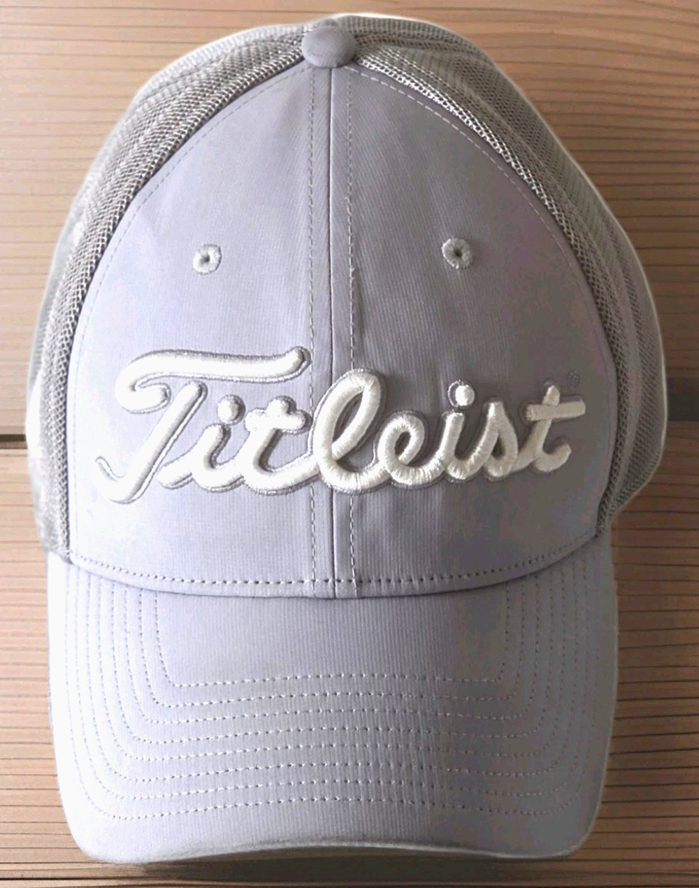 Titleist A-Flex Hat Golf Summit Club 1912 Fitted Mesh Cap M/L Embroidered Grey